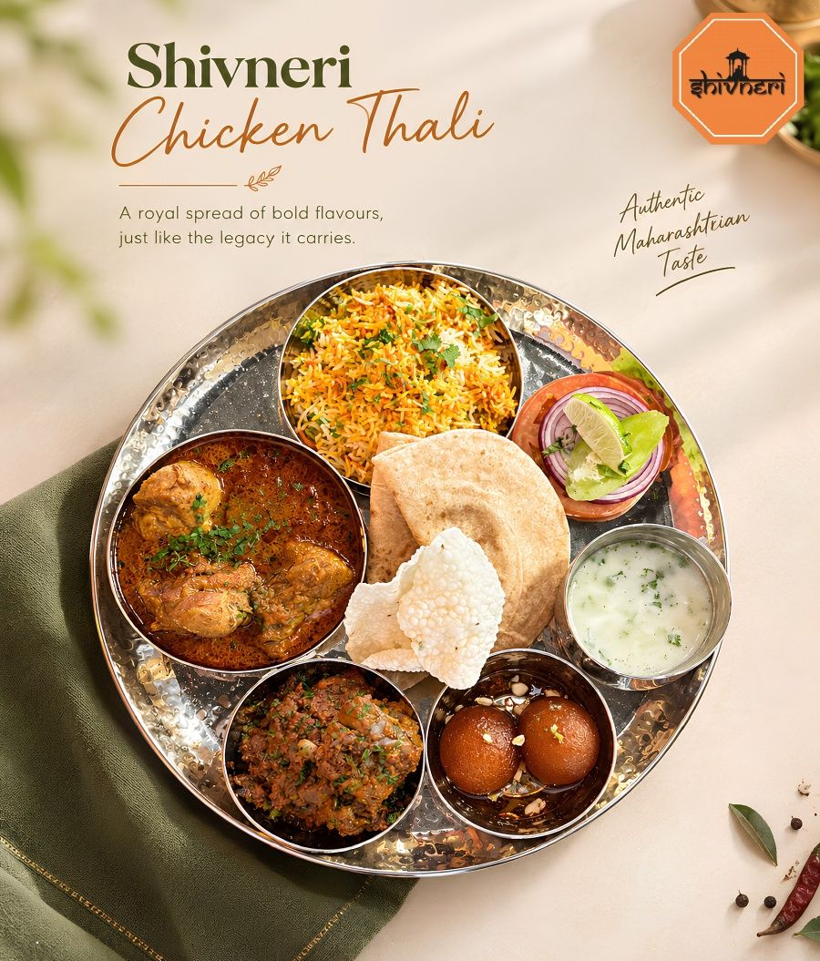 Shivneri Chicken Thali